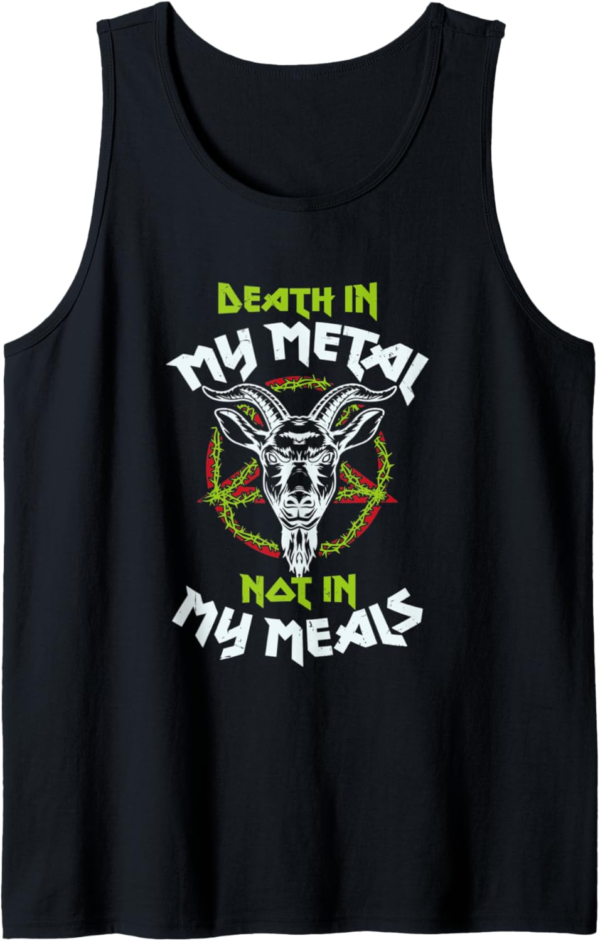 Vegan Metal - Death In My Metal Not In My Meals Veganism Tan... - Image 2